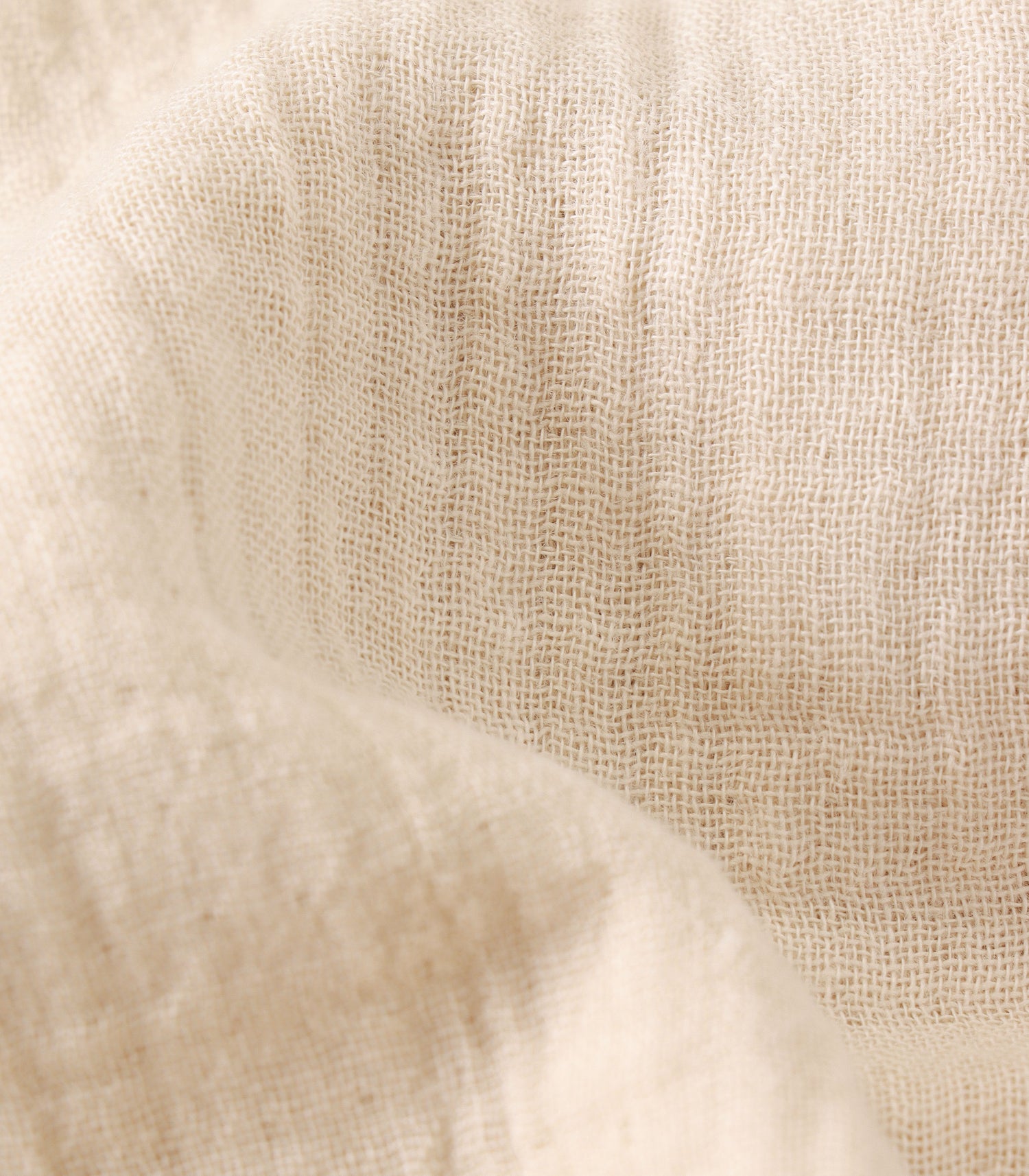 Ivory Cream Crinkled Muslin Jabla & Shorts Set – Gentle & Timeless Everyday Wear