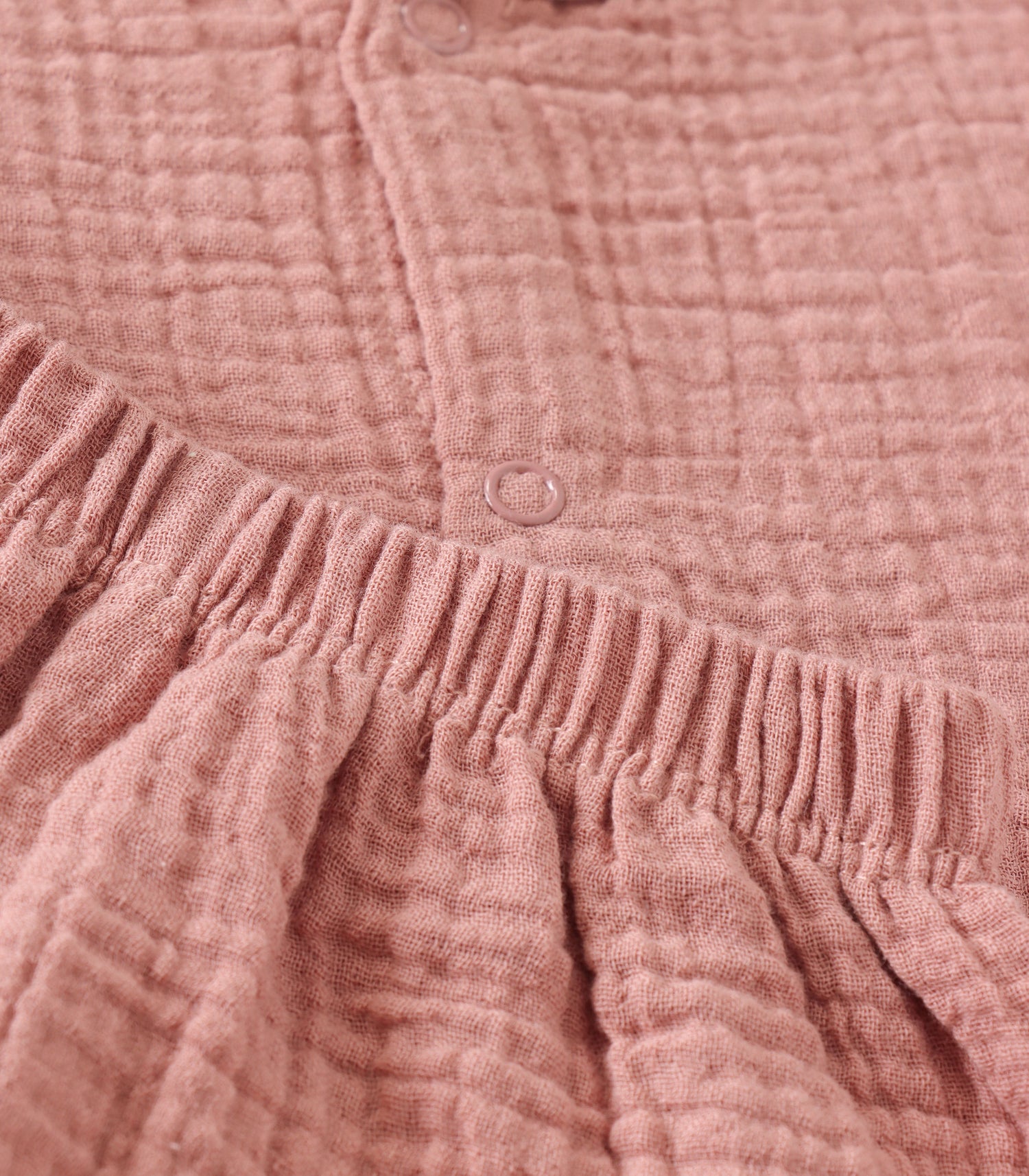 Dusty Rose Crinkled Muslin Jabla & Shorts Set – Soft & Stylish Everyday Comfort