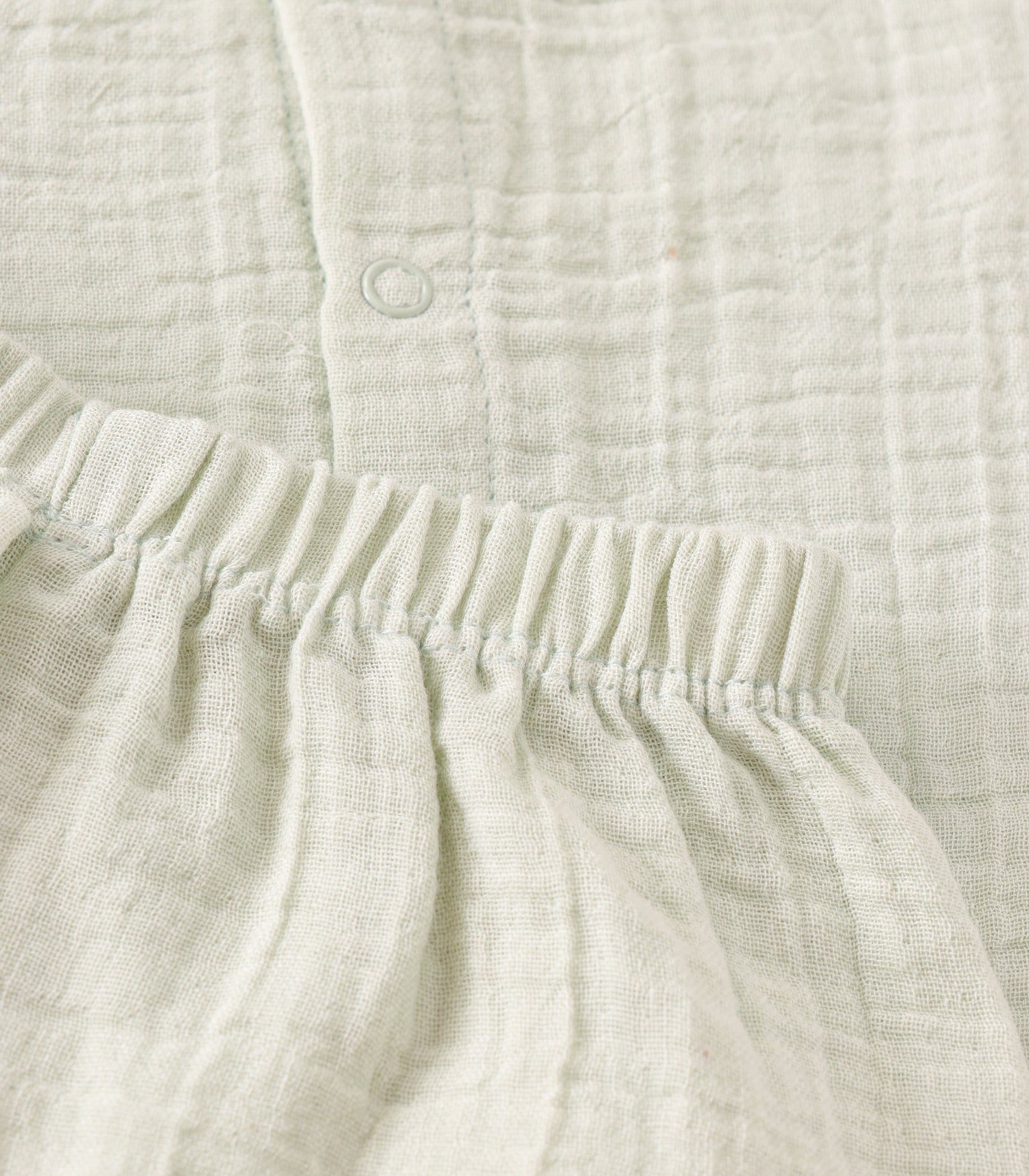 Mint Whisp Crinkled Muslin Jabla & Shorts Set – Soft & Breezy Daily Wear