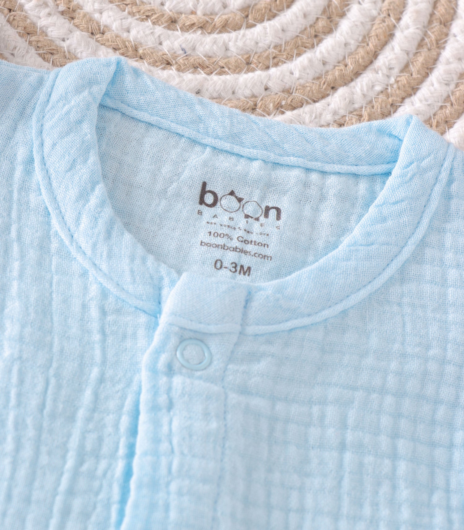 Sky Mist Crinkled Muslin Frill Frock – Cool Breeze Softness