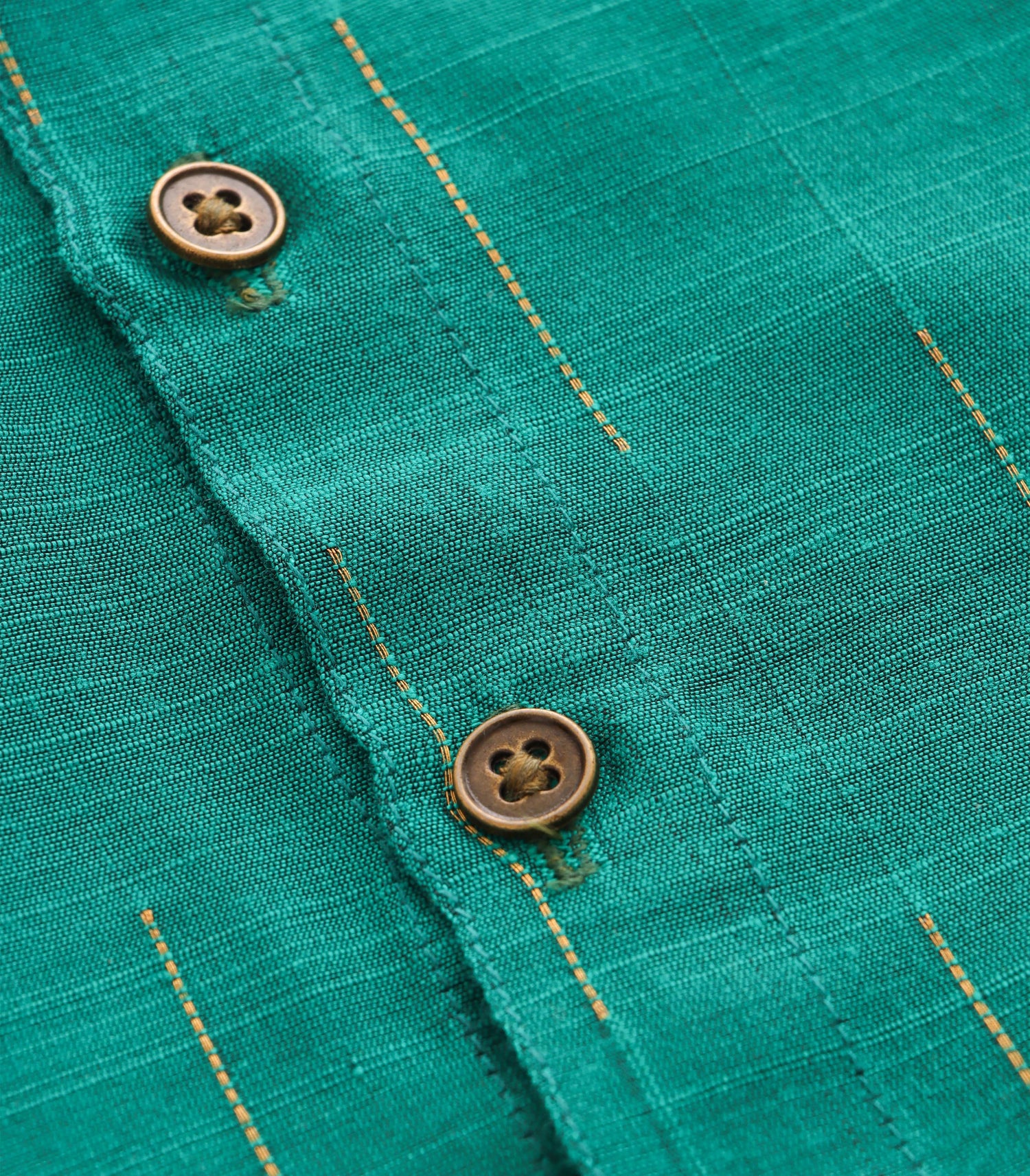 Boys Ethnic Drop Line Shirt & Dhoti Set – Teal Green