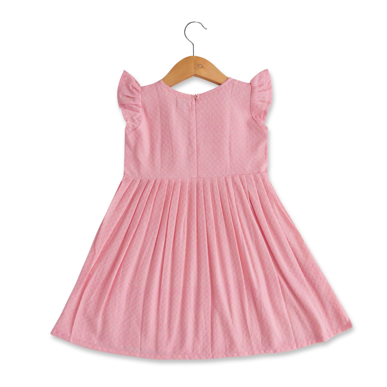 Playful Checkered Cotton Frock for Baby Girls - Perfect for Playdates