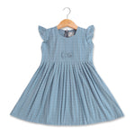 Boon Babies Blue Skies Polka Dotted Cotton Frock Baby Girls