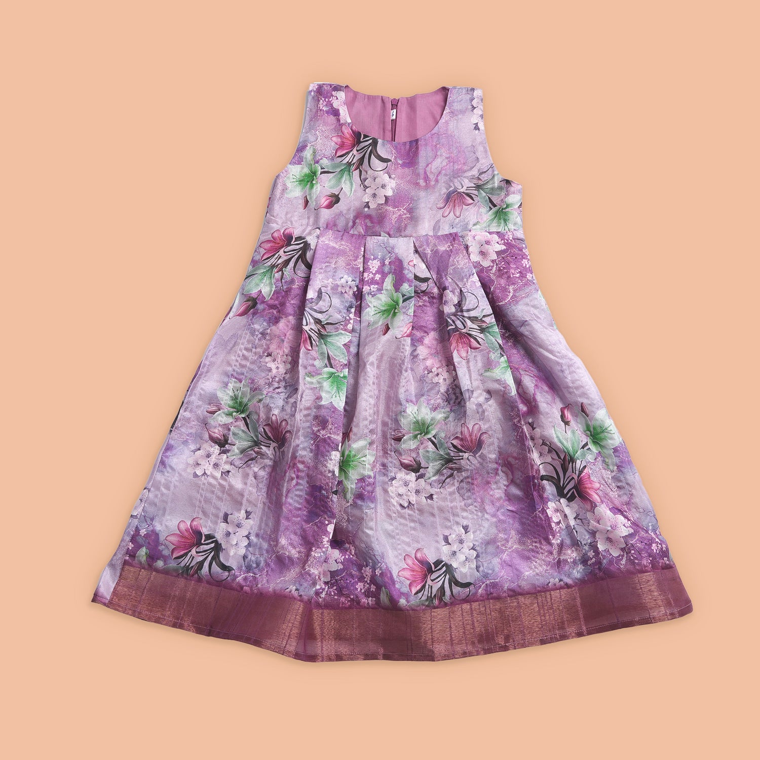 Pastel Floral Fantasy Dress for Girls