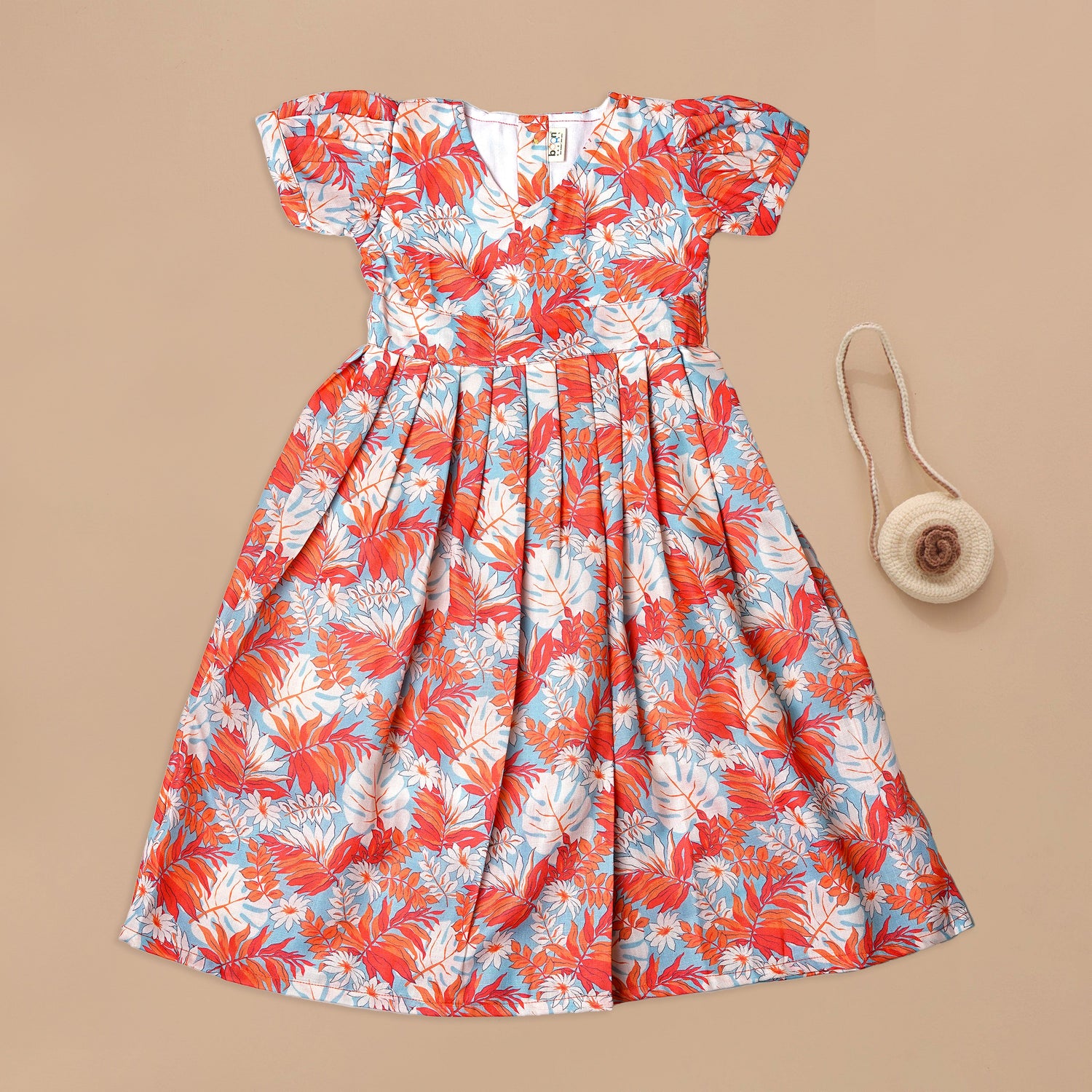 Blush Bloom Party Frock for Girls