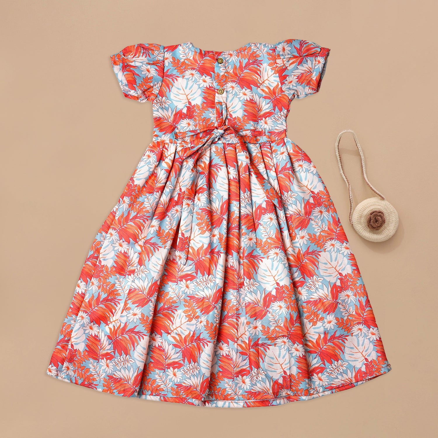 Blush Bloom Party Frock for Girls