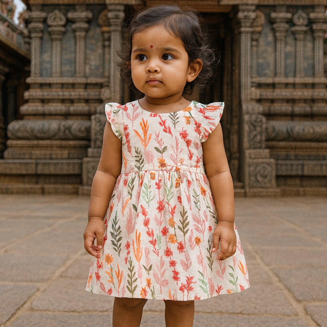 Girls Casual Frock - FRO038
