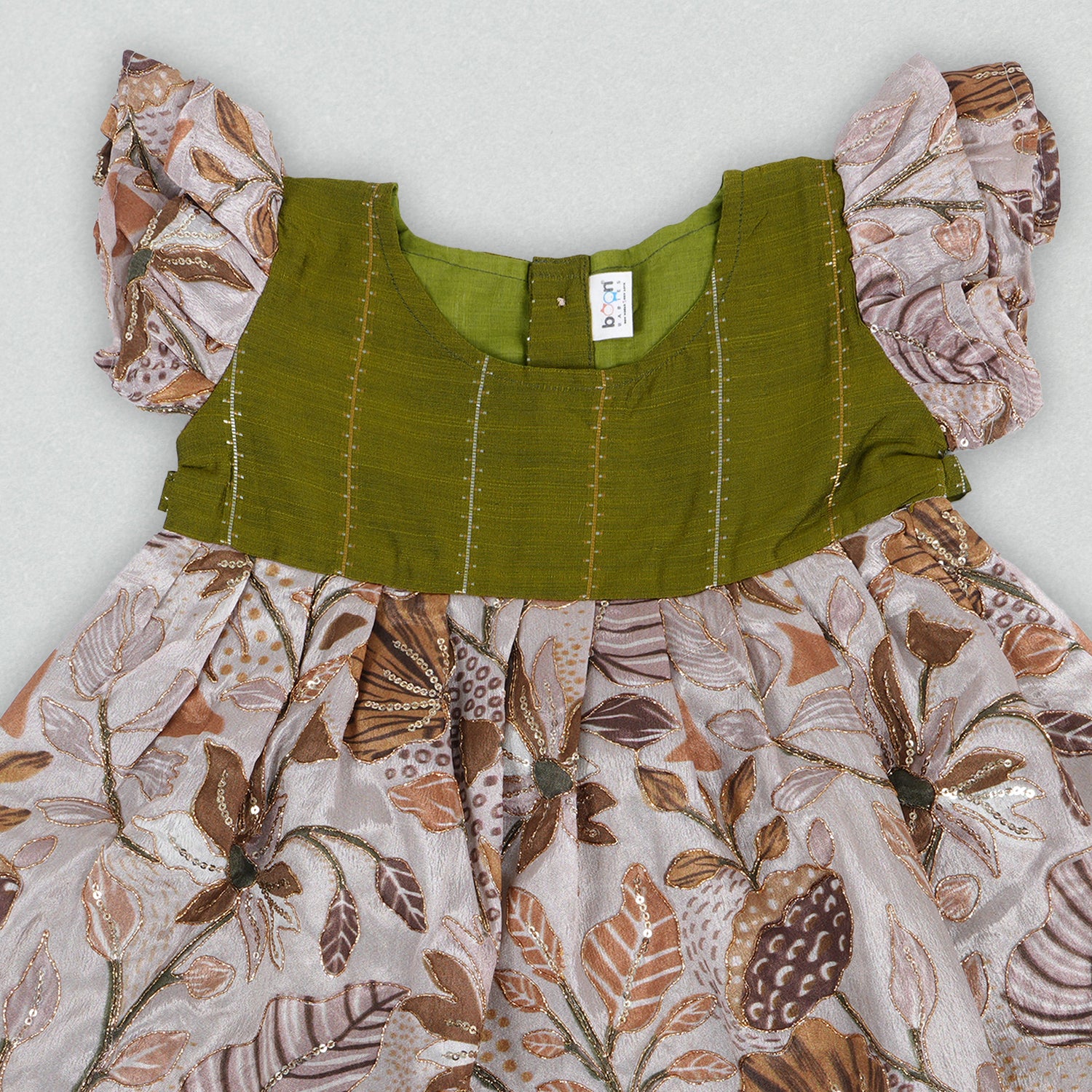 Enchanted Garden Frock – Embroidered Delight for Little Girls