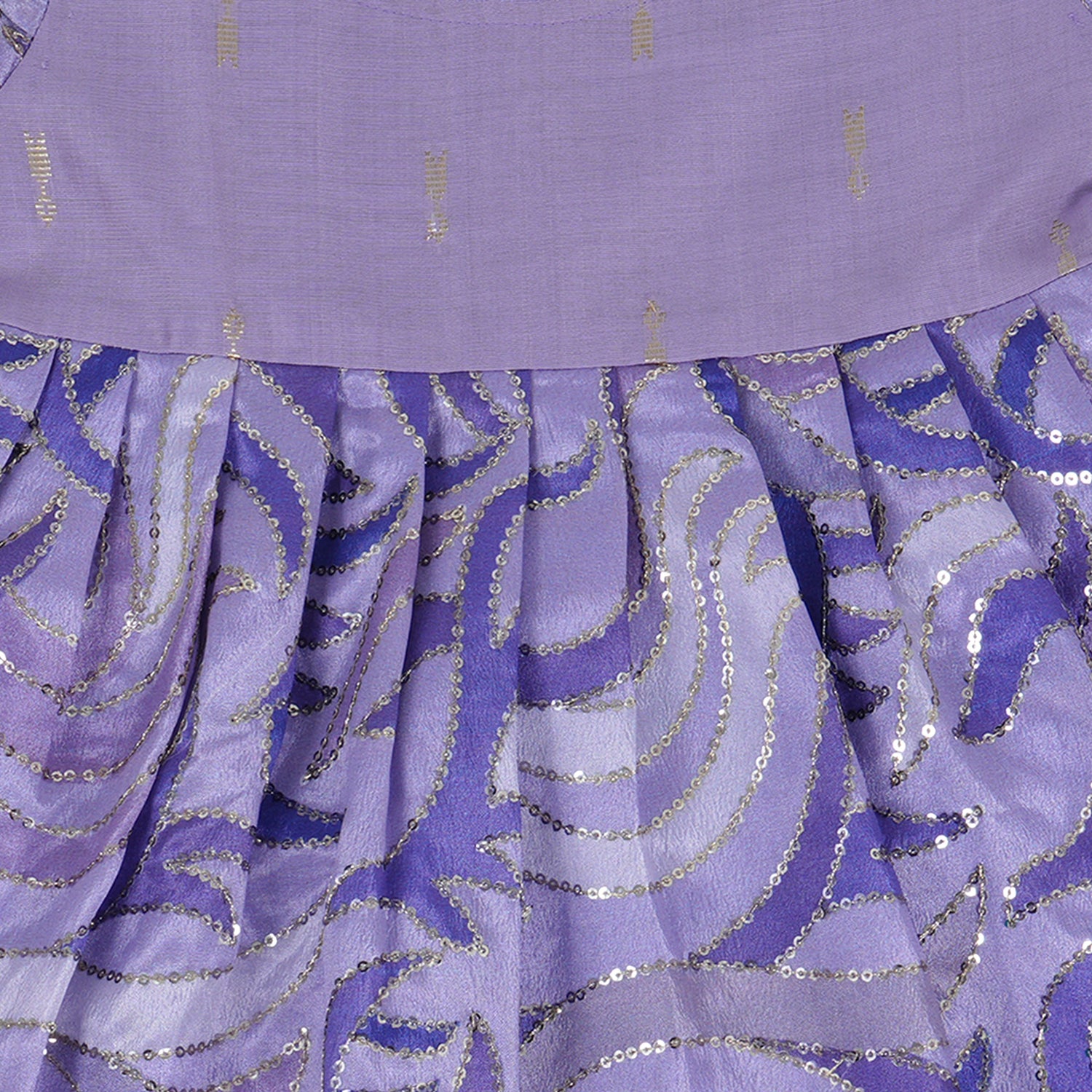 Dazzling Lavender Delight – Glittery Twirls for Little Ones