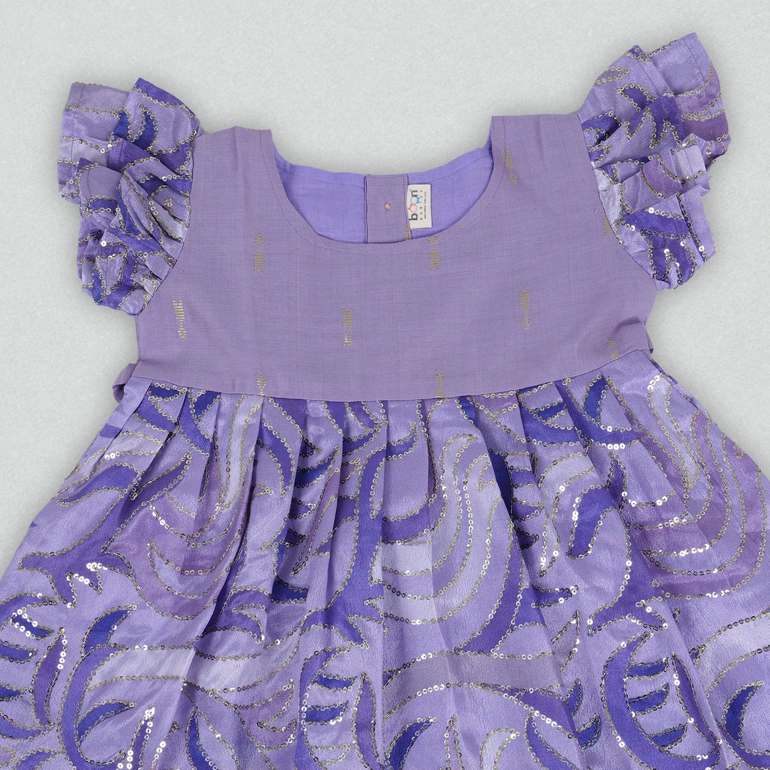 Dazzling Lavender Delight – Glittery Twirls for Little Ones