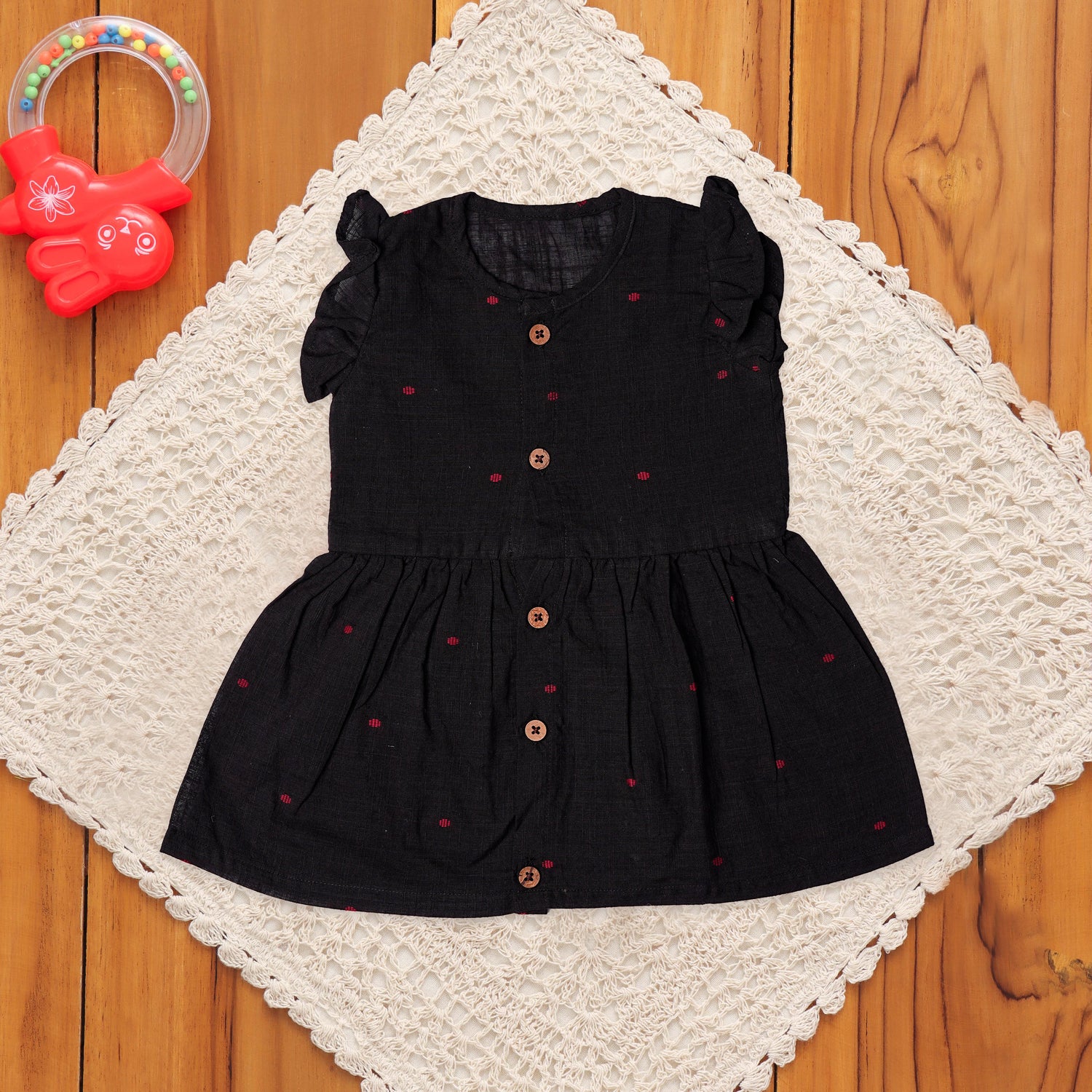 Elegant Black Cotton Dress – Perfect for Every Occasion