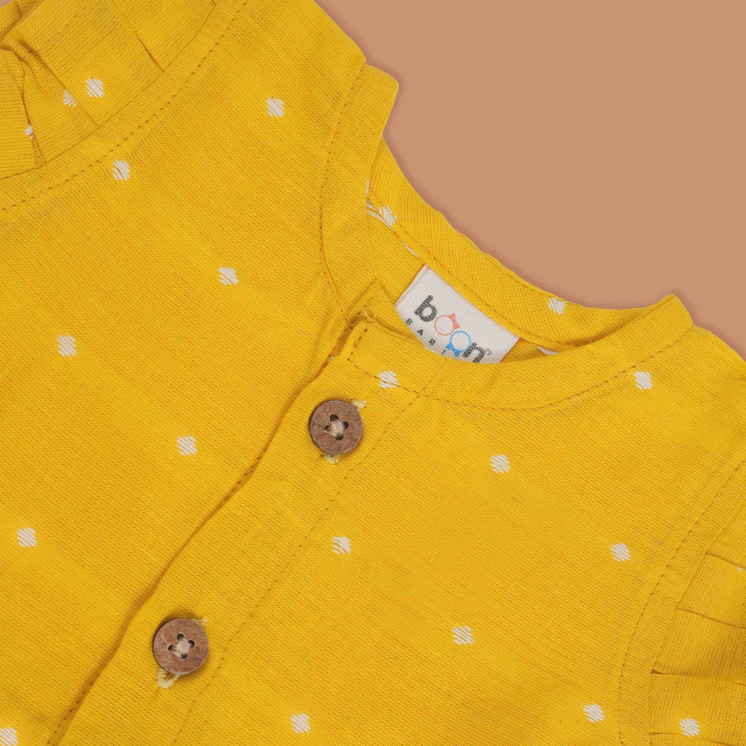 Bright Yellow South Cotton Frock – A Splash of Sunshine