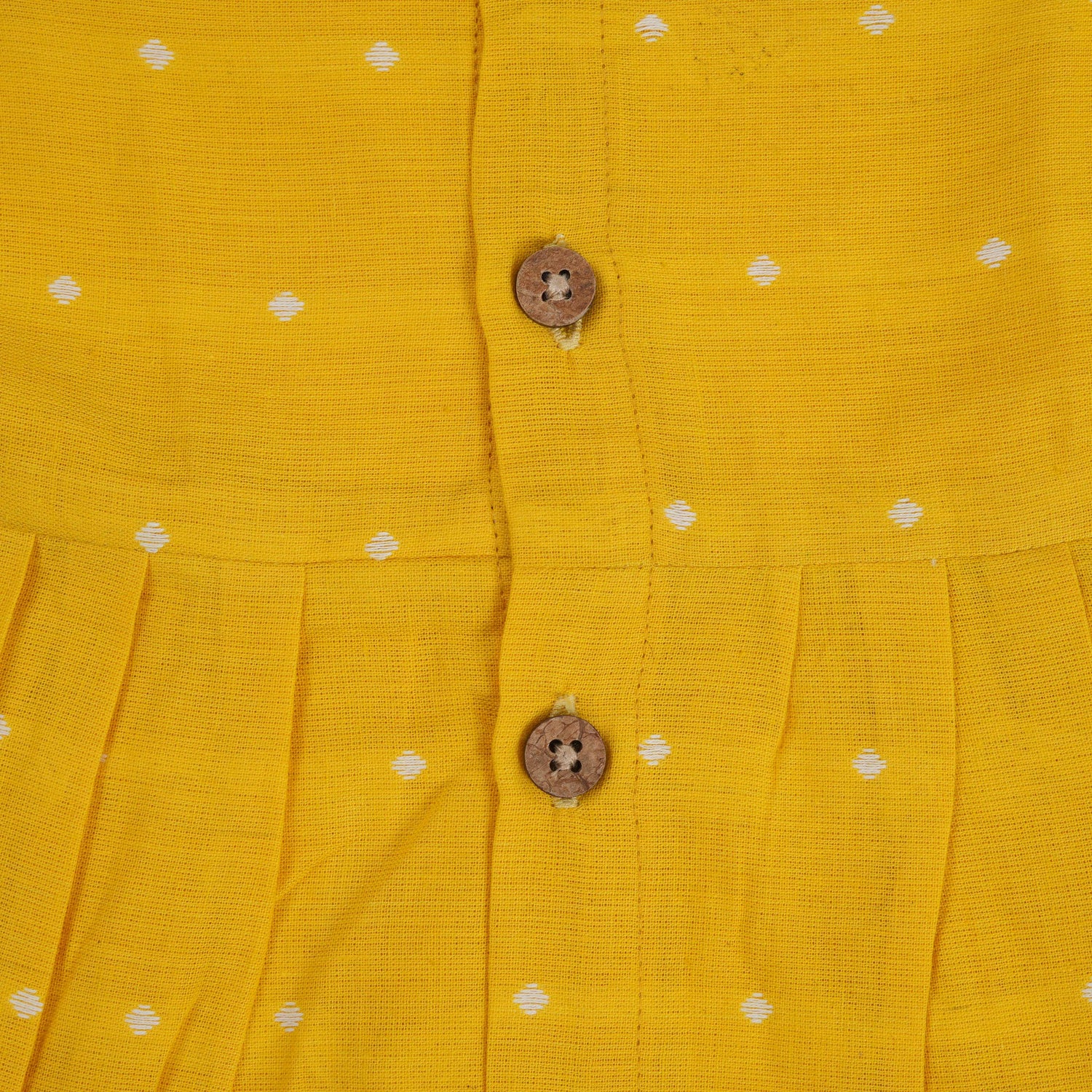 Bright Yellow South Cotton Frock – A Splash of Sunshine
