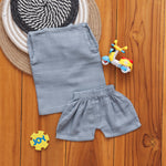 Grey Charm Baby Set – Jabla and Shorts Combo Boon Babies