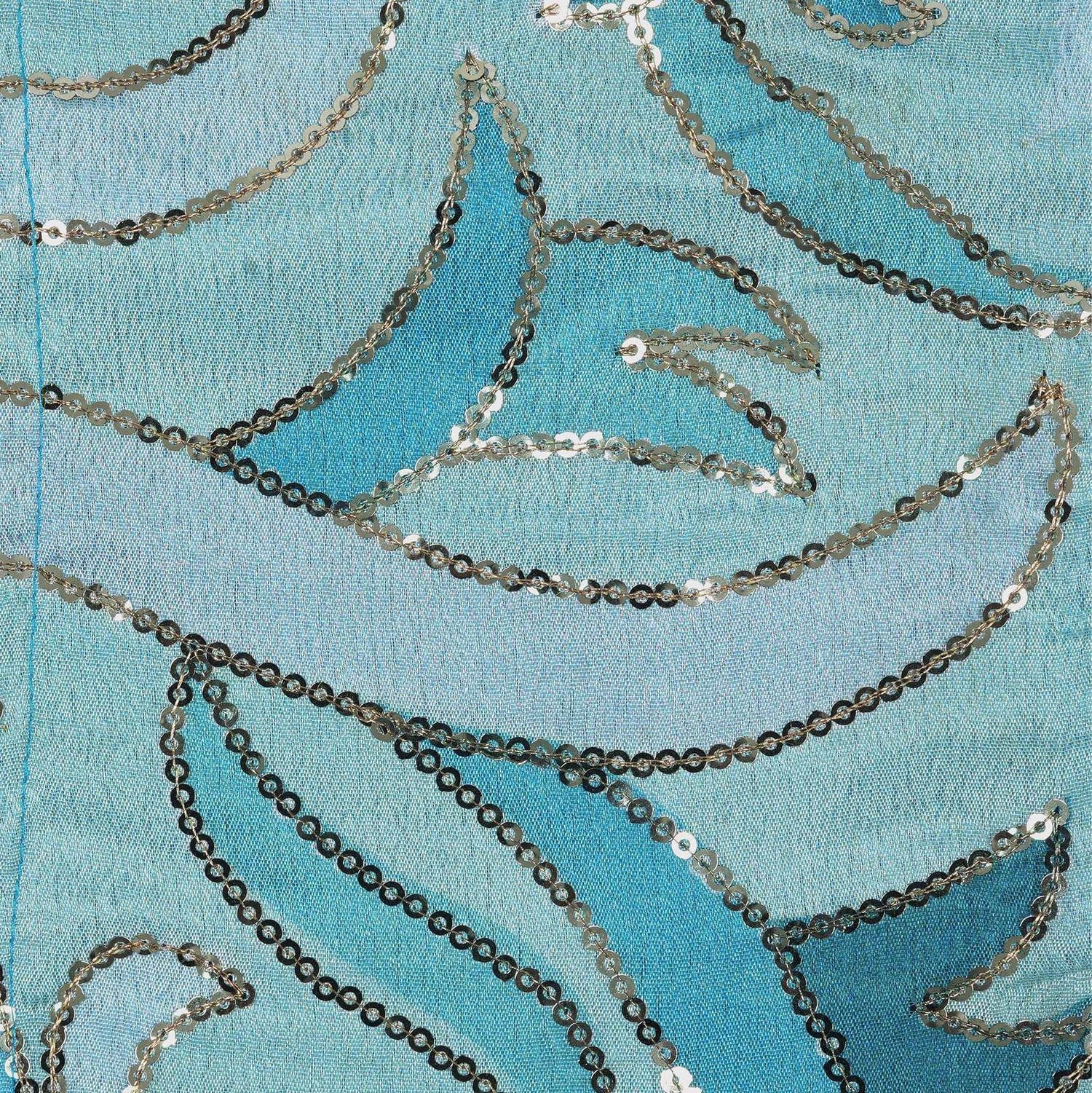 Sky Blue Silk Panel Shirt with Cream Pattu Dhoti – Elegant Traditional Outfit for Boys