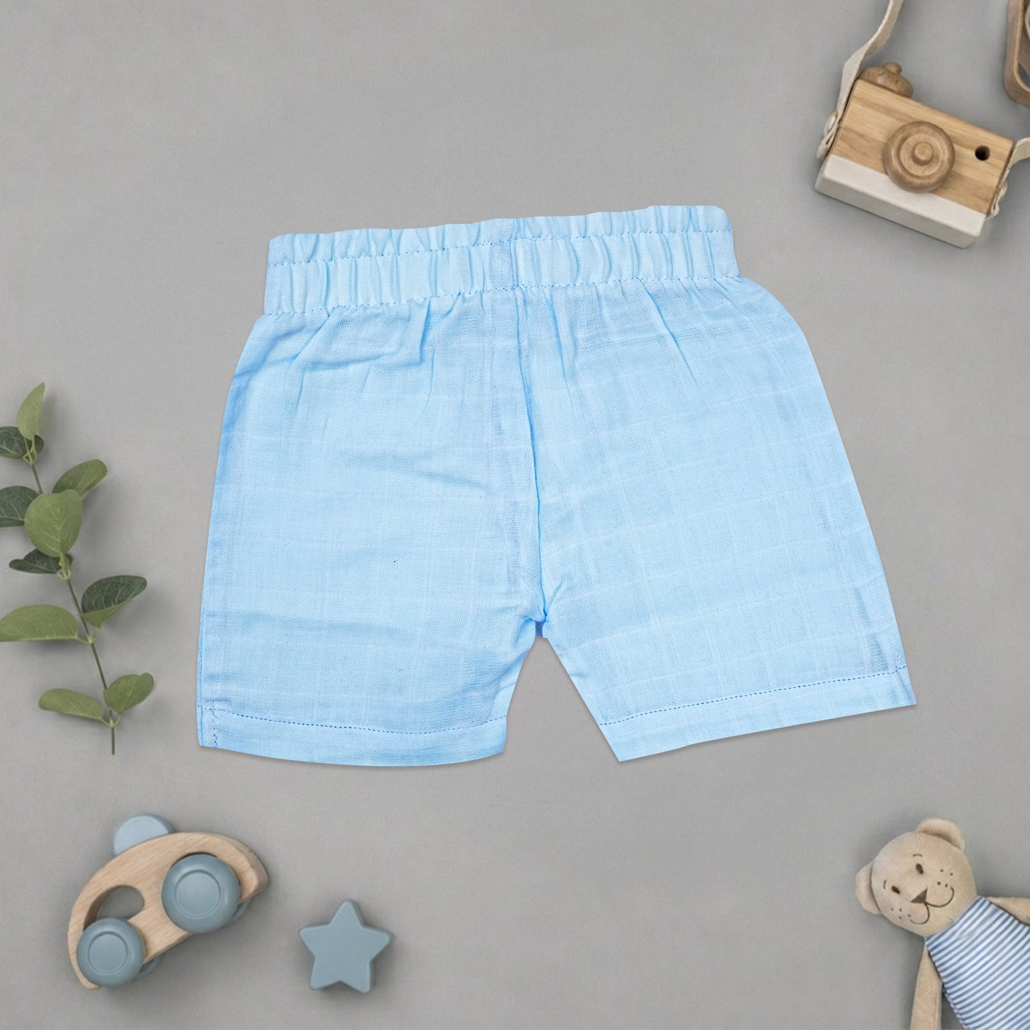 Boys Muslin Open Collar Embroidered Casual Shirt | Star