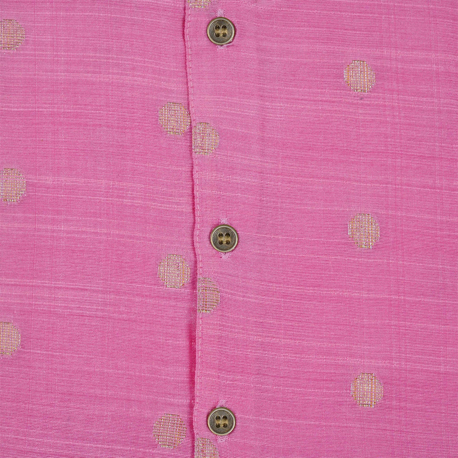Soft pink silk Panjagajam set with white dhoti. Designed for baby boys aged 6M–3Y. Perfect for festive occasions and ceremonies.