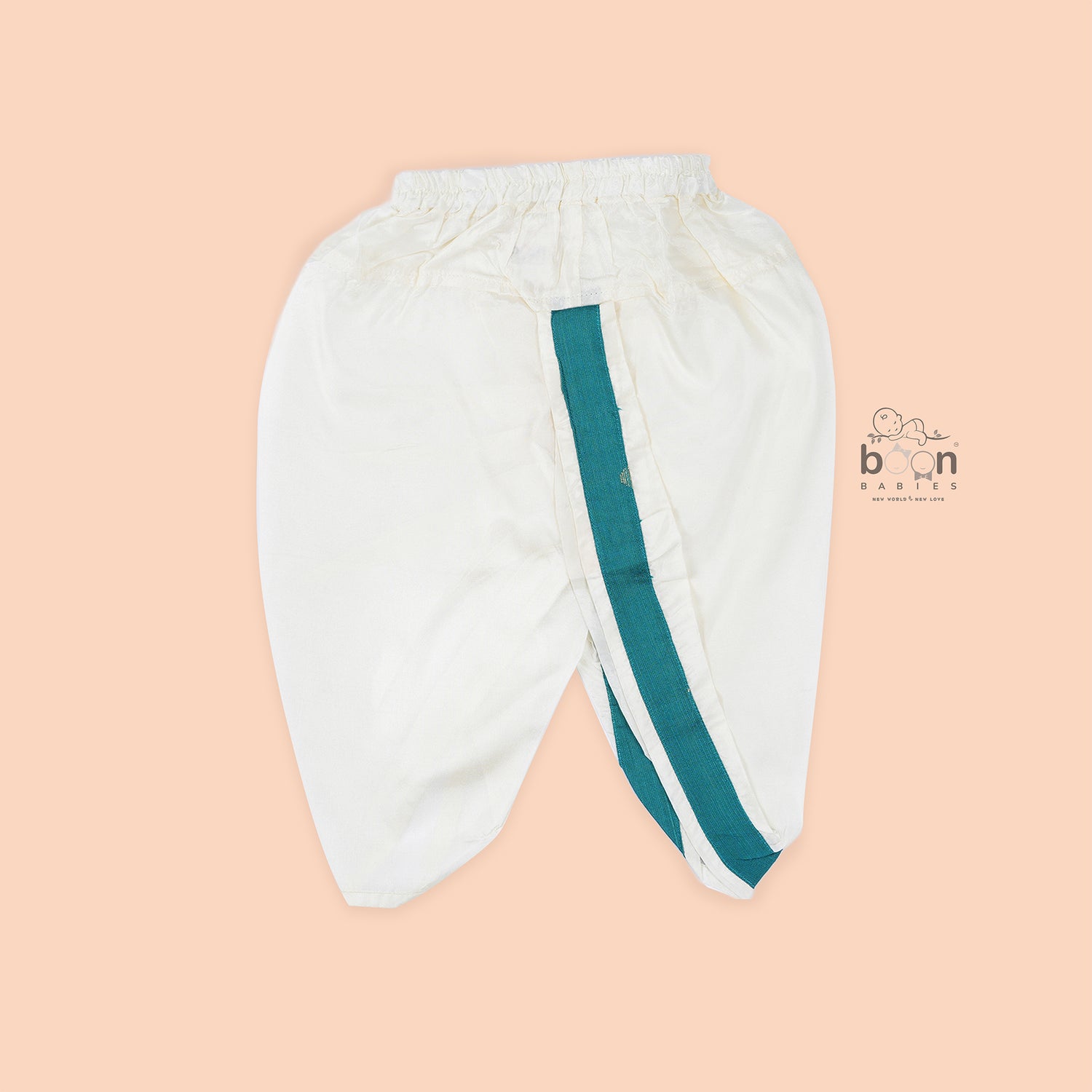 Teal blue silk panjagajam set for boys aged 6M to 3Y – stylish, festive, and baby-friendly. Perfect for every traditional celebration.