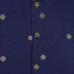 Classic Indigo blue panjagajam set for baby boys aged 6M–3Y – elegant, festive, and photo-ready.