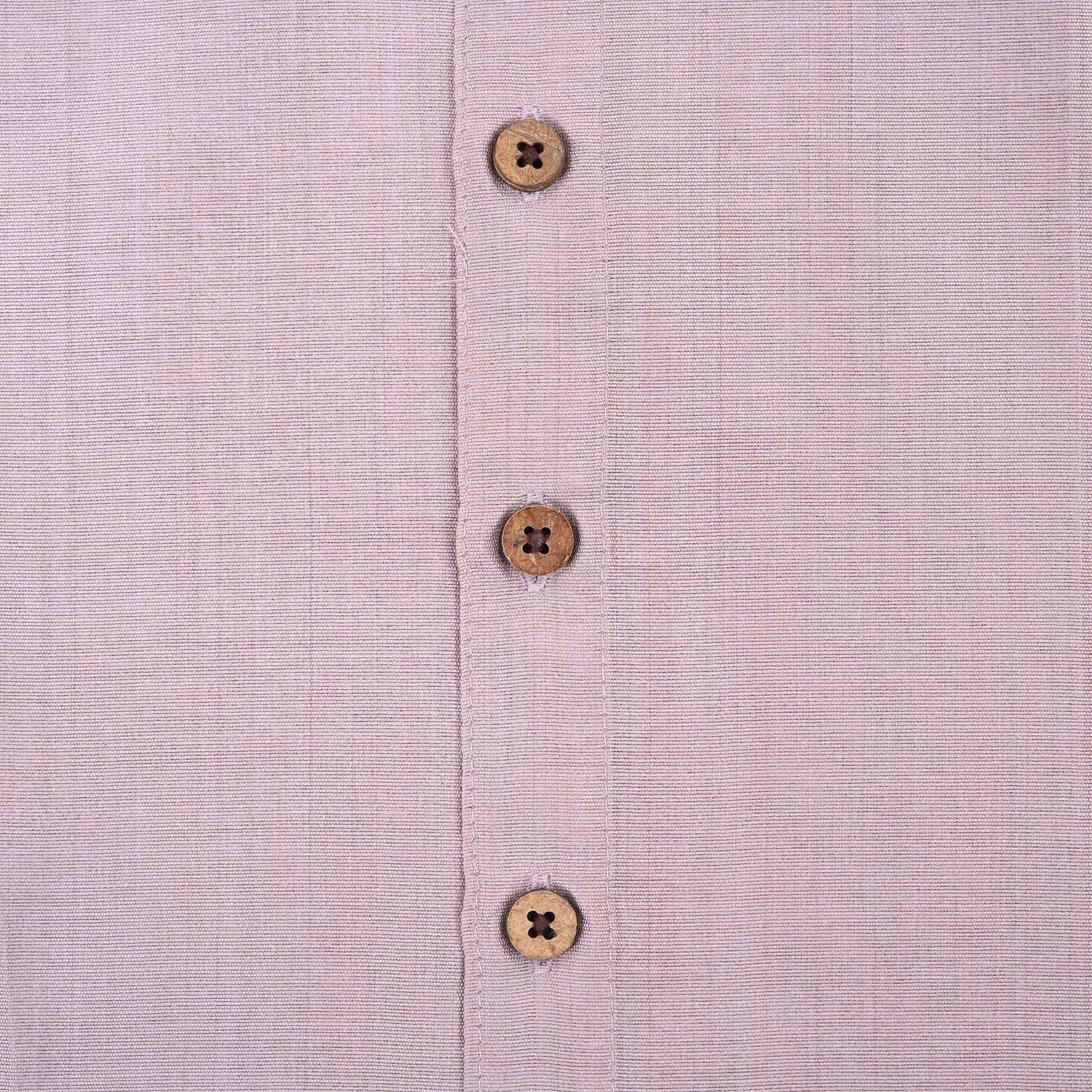 Purple Silk Shirt and Golden Border Pattu Dhoti Set for Baby Boys
