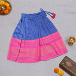 Girls ethnic top and skirt set by Boon Babies, featuring colorful patterns and soft cotton lining, perfect for traditional occasions.