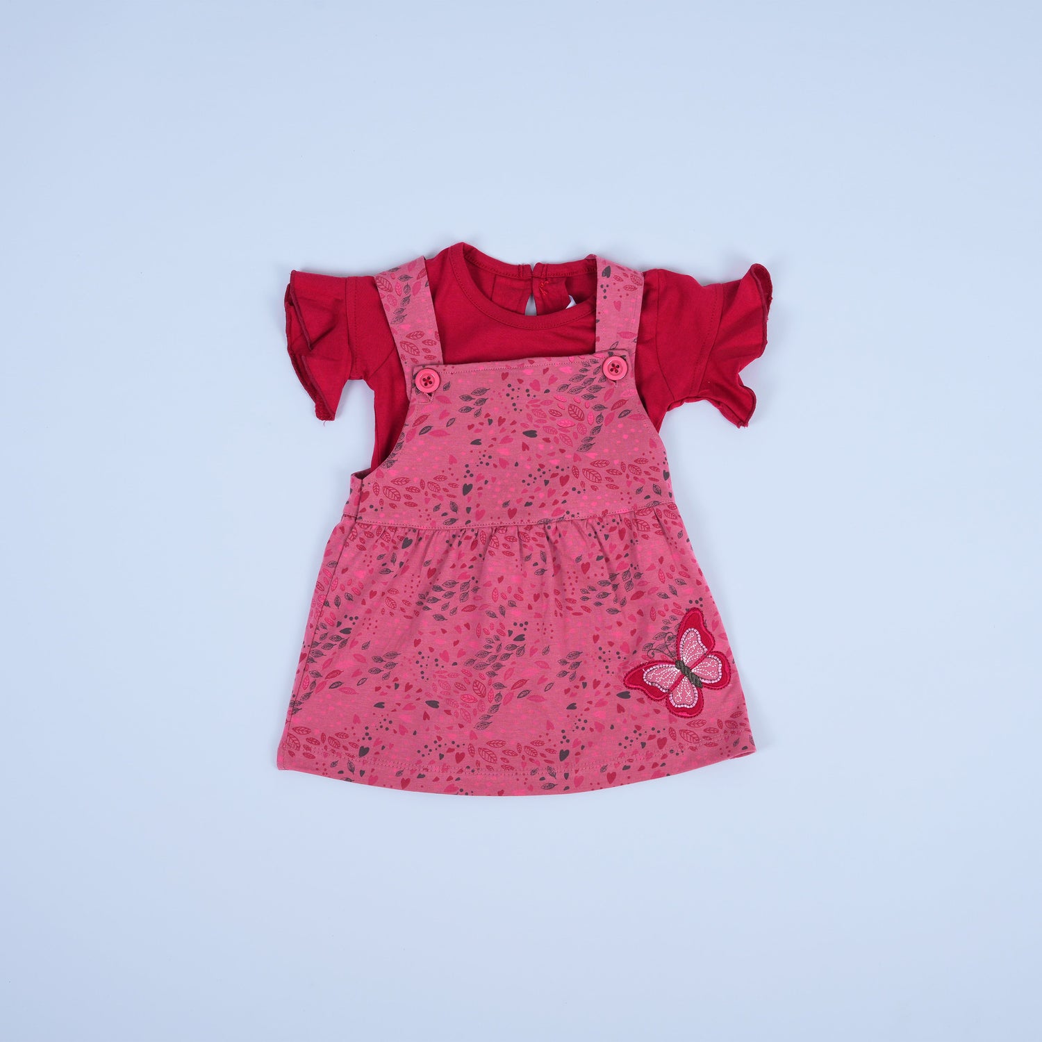 Charming Red Butterfly Baby Girl Dress