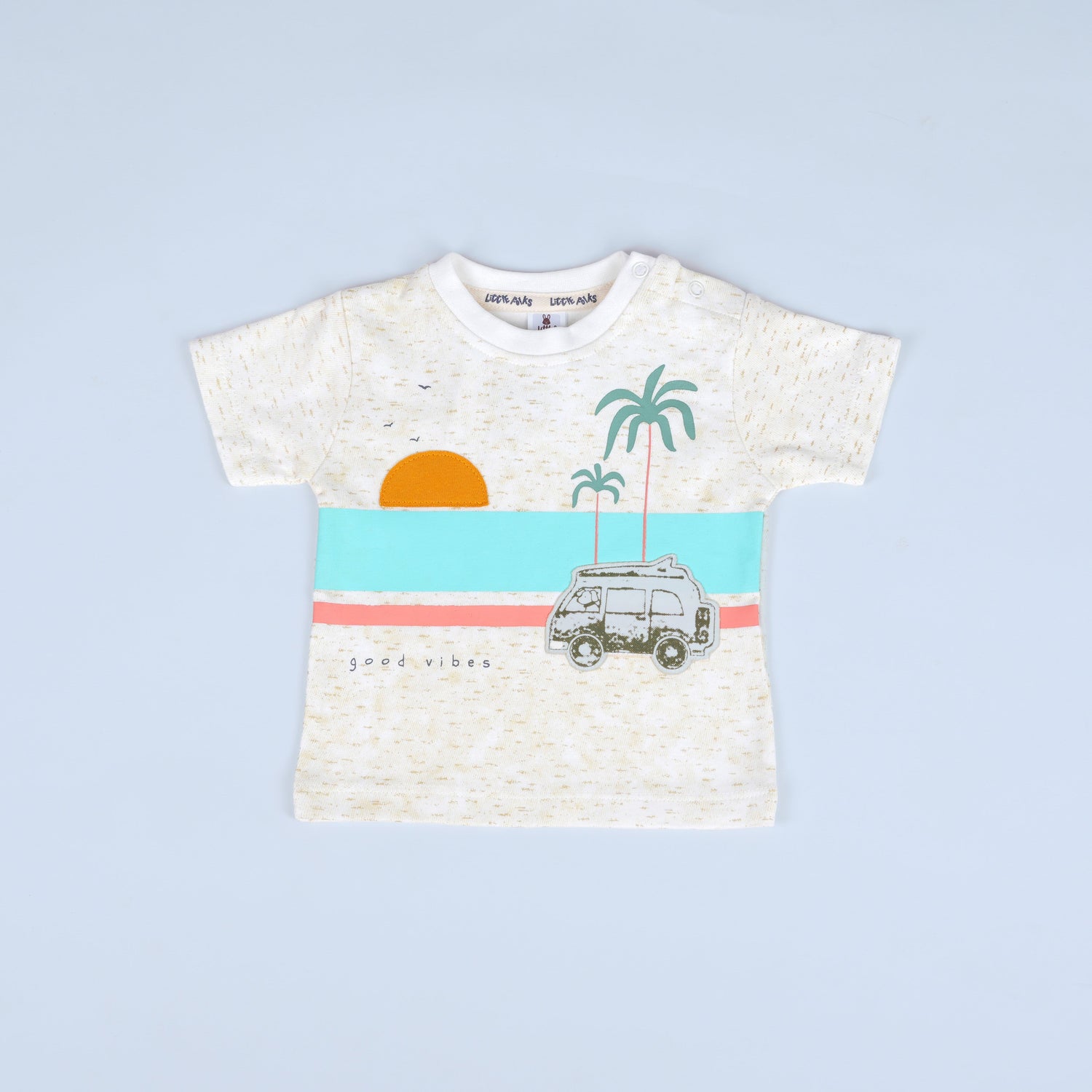 Sunshine Style: Graphic Tee & Cargo Shorts Set