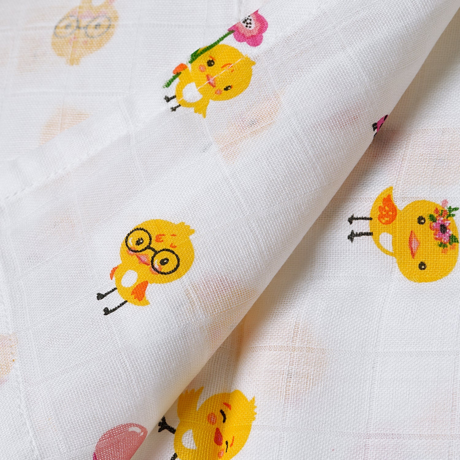 Adorable Muslin Baby Swaddles with Charming Prints