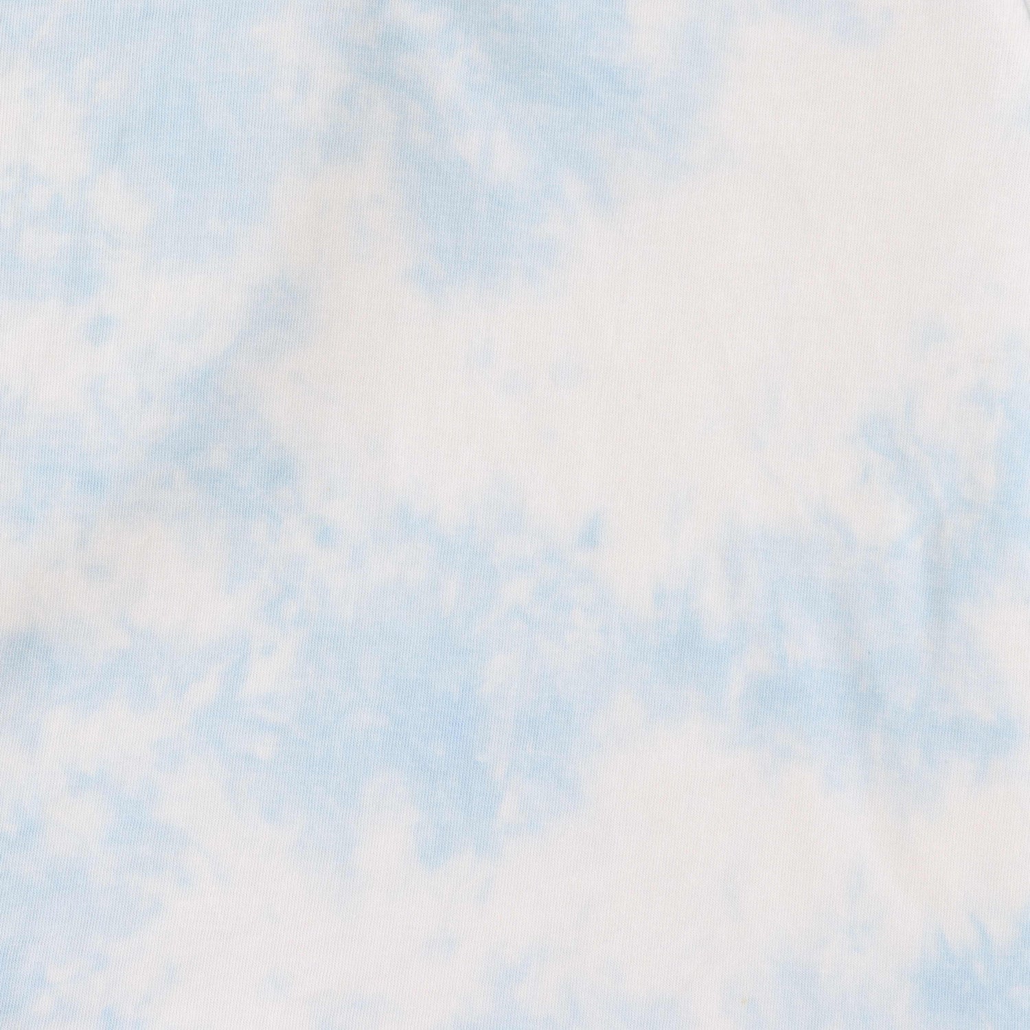 Cloud Burst: Light Blue Tie & Dye Kids T Shirt