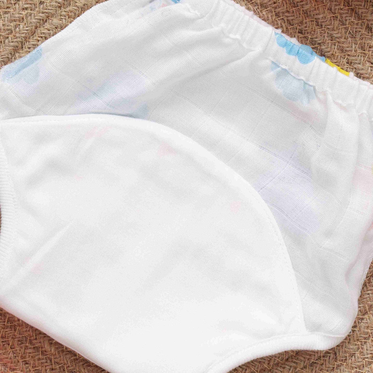 Soft and Secure Printed Muslin Padded Underwear for Babies - Eco-Conscious Choice