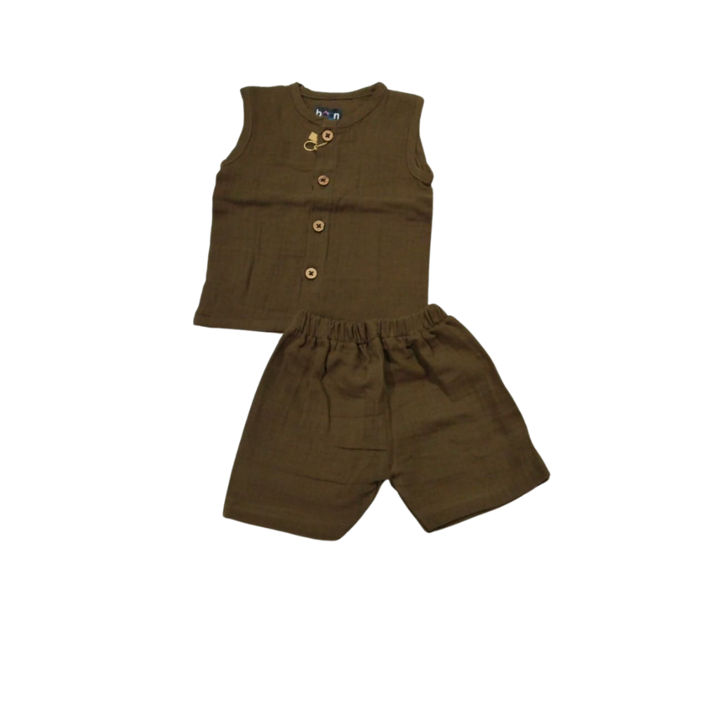 Muslin Jabla & Shorts Set CMJS03