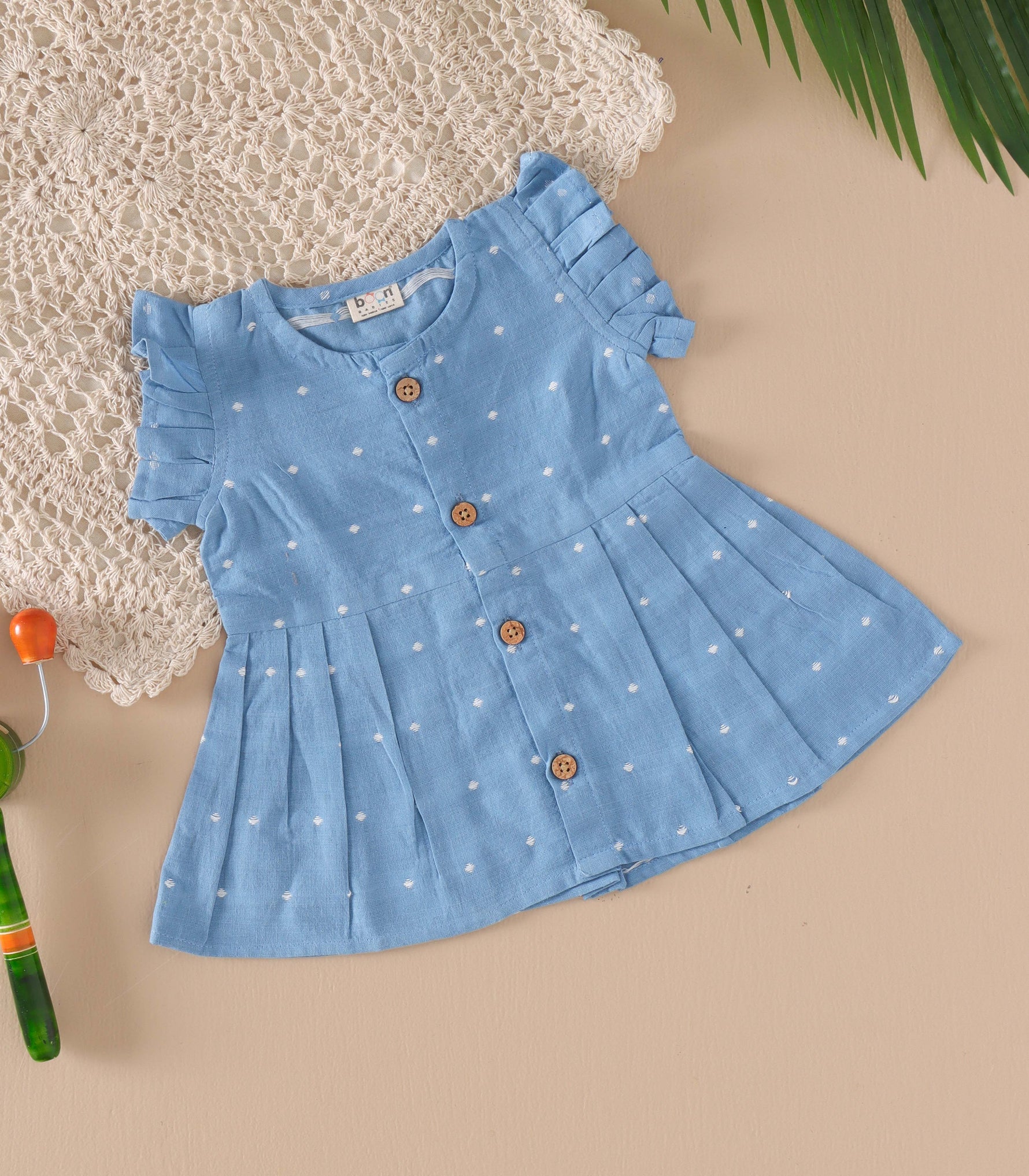 Shop Stylish Cotton Frocks for Girls with Elegant Details | Boon Babies