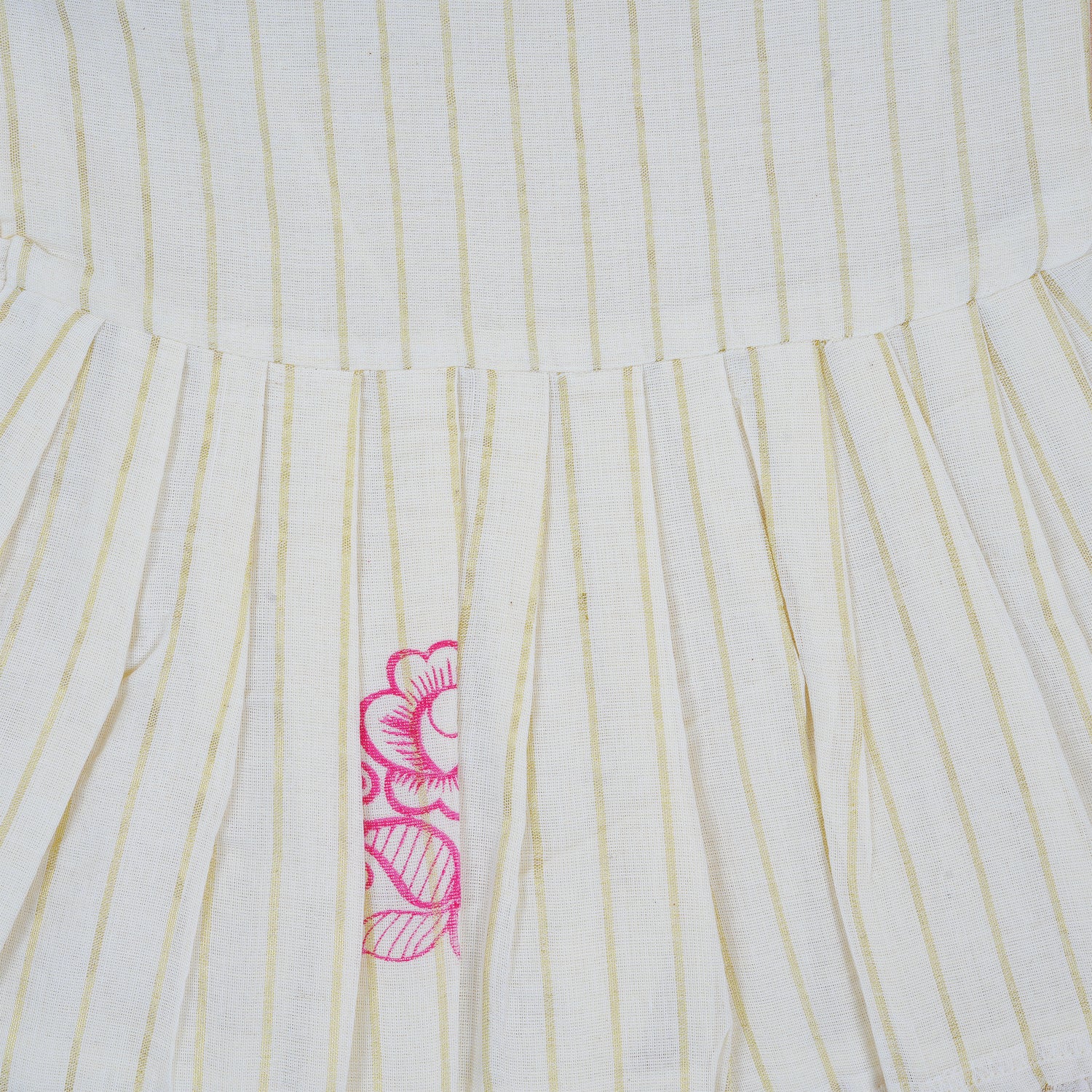 Baby Premium Soft Cotton Striped Frock – Elegant Outdoor Look