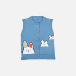 Soft Knitted Vest for Kids - Sky Blue Charm Boon Babies