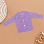 Purple Knit Baby Cardigan - Winter Royalty by Boon Babies Boon Babies