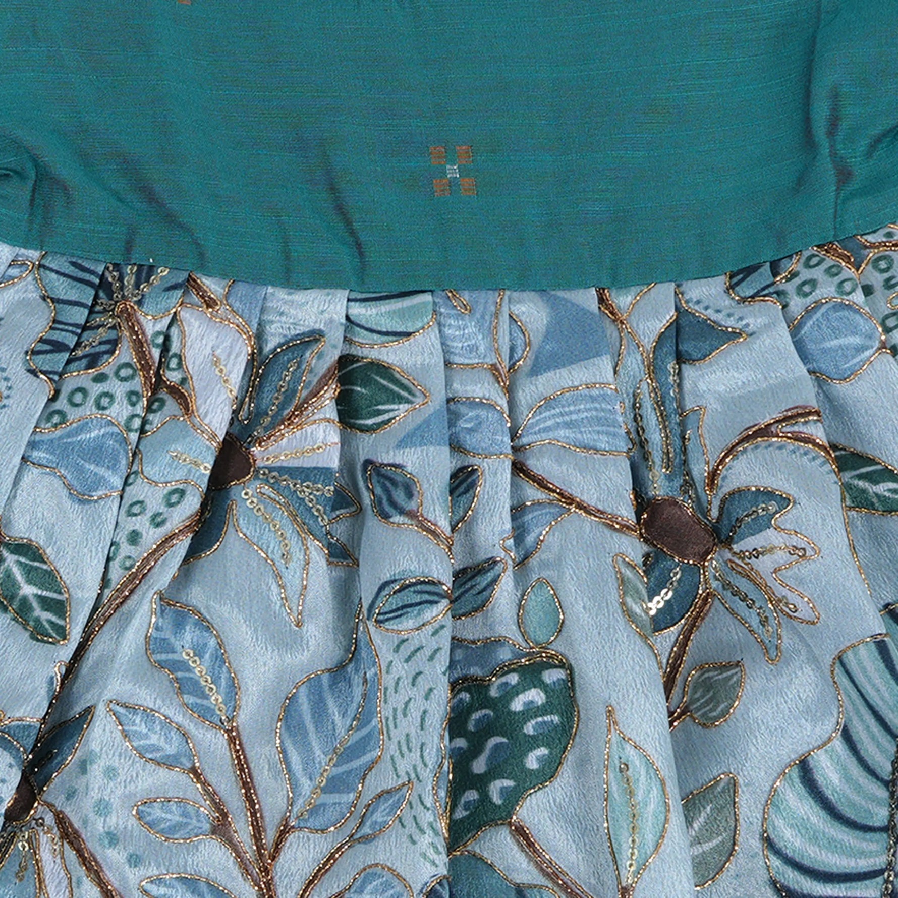 Adorable Green Fantasy - Embroidered Frock for Stylish Little Girls Boon Babies