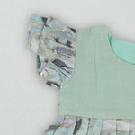 Soft Green Embroidered Frock– Timeless Style Boon Babies