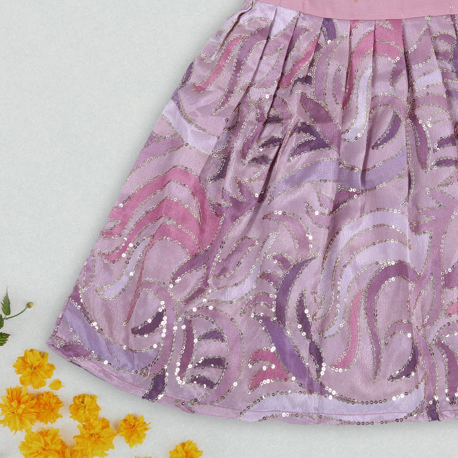 Pastel Princess Frock – Swirls of Glittering Elegance Boon Babies