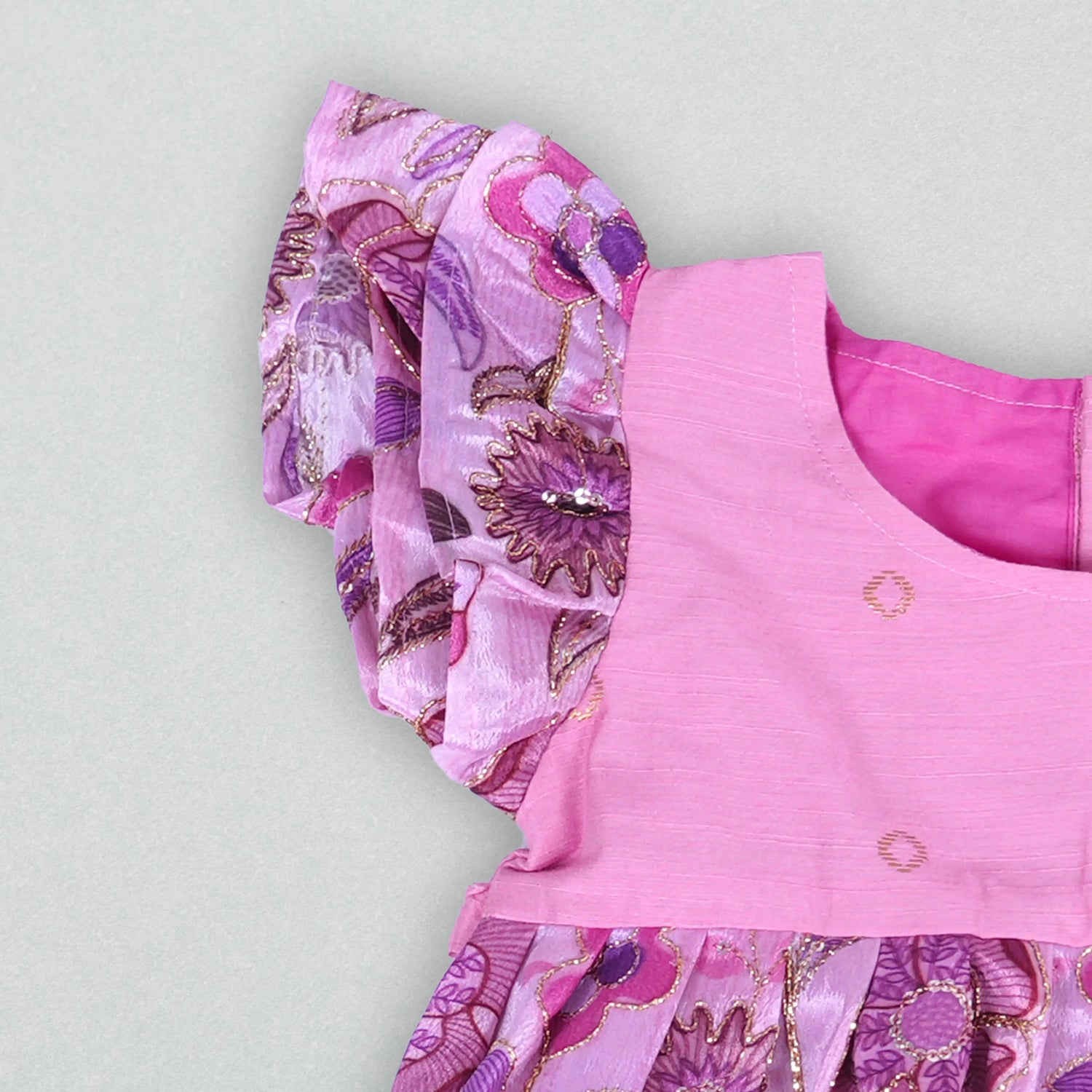 Charming Pastel Frock For Girls - Intricate Embroidery Design Boon Babies