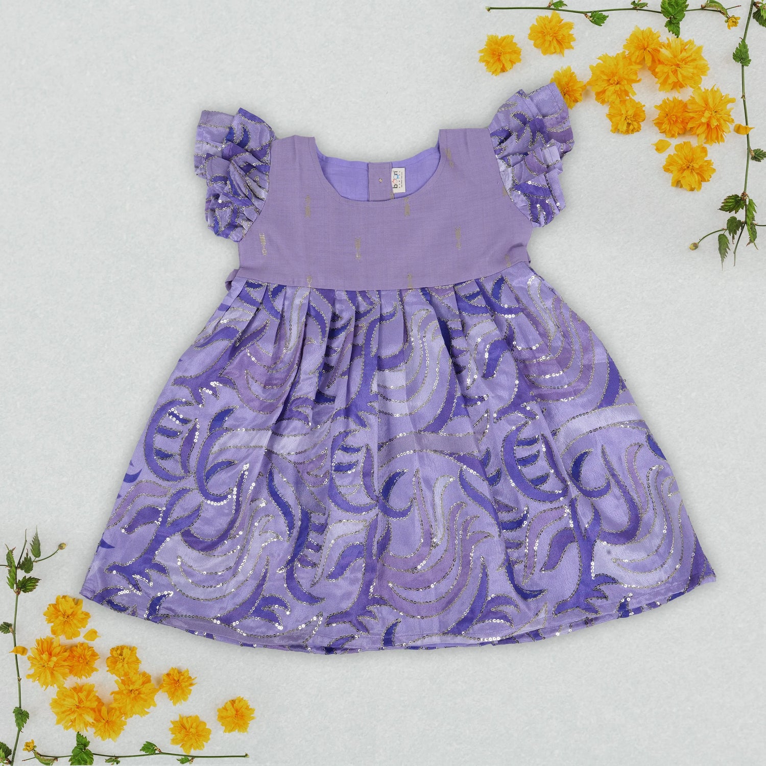 Dazzling Lavender Delight – Glittery Twirls for Little Ones Boon Babies