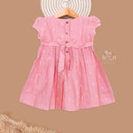 Adorable Pink Ethnic Frock for Girls