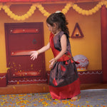 Red and Grey Traditional Lehenga Set for Girls Boon Babies