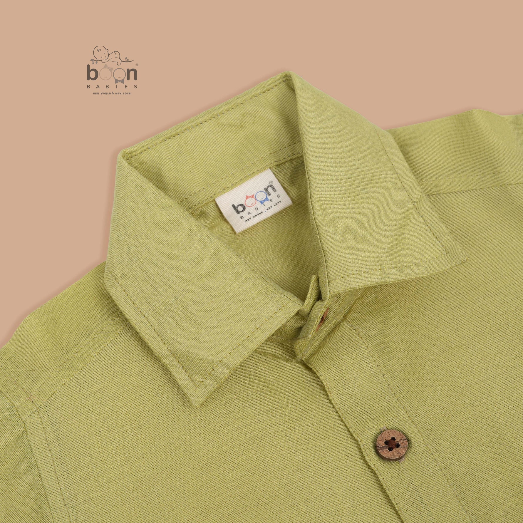 Green silk dhoti set with golden zari border for boys (6M–5Y). Traditional, festive & baby-comfort friendly.