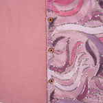 Elegant Pink Boys Ethnic Silk Shirt & Dhoti with Sequin Embellished Panel Boon Babies