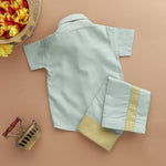 Mint Aura: Traditional Boys Set with Golden Accents Boon Babies