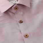Royal Lilac: Boys Traditional Shirt and Dhoti Set Boon Babies