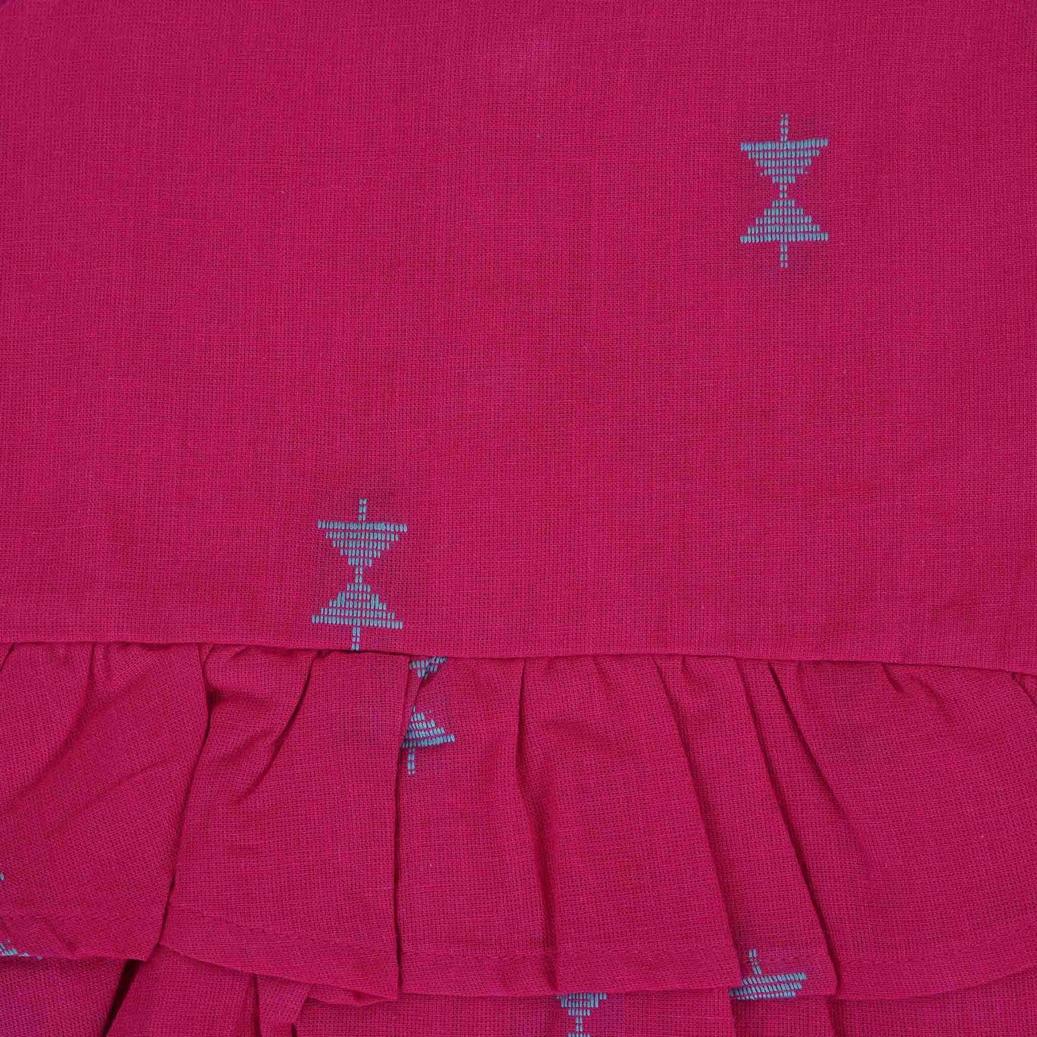 Girls Co-Ord Set (Pant) – Pink & Blue Print