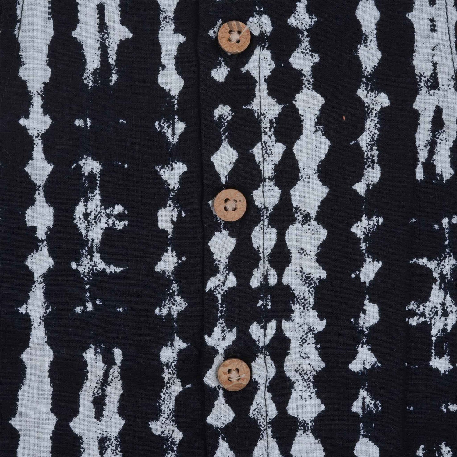 Stylish Black & White Tie-Dye Girls Co-ord Set with Pant – Silk Shine Edition