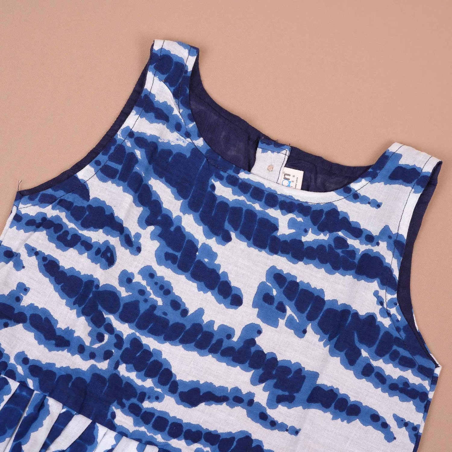 Trendy Blue Tie-Dye Cotton Girls CO-ORD SET – Stylish & Comfortable Boon Babies