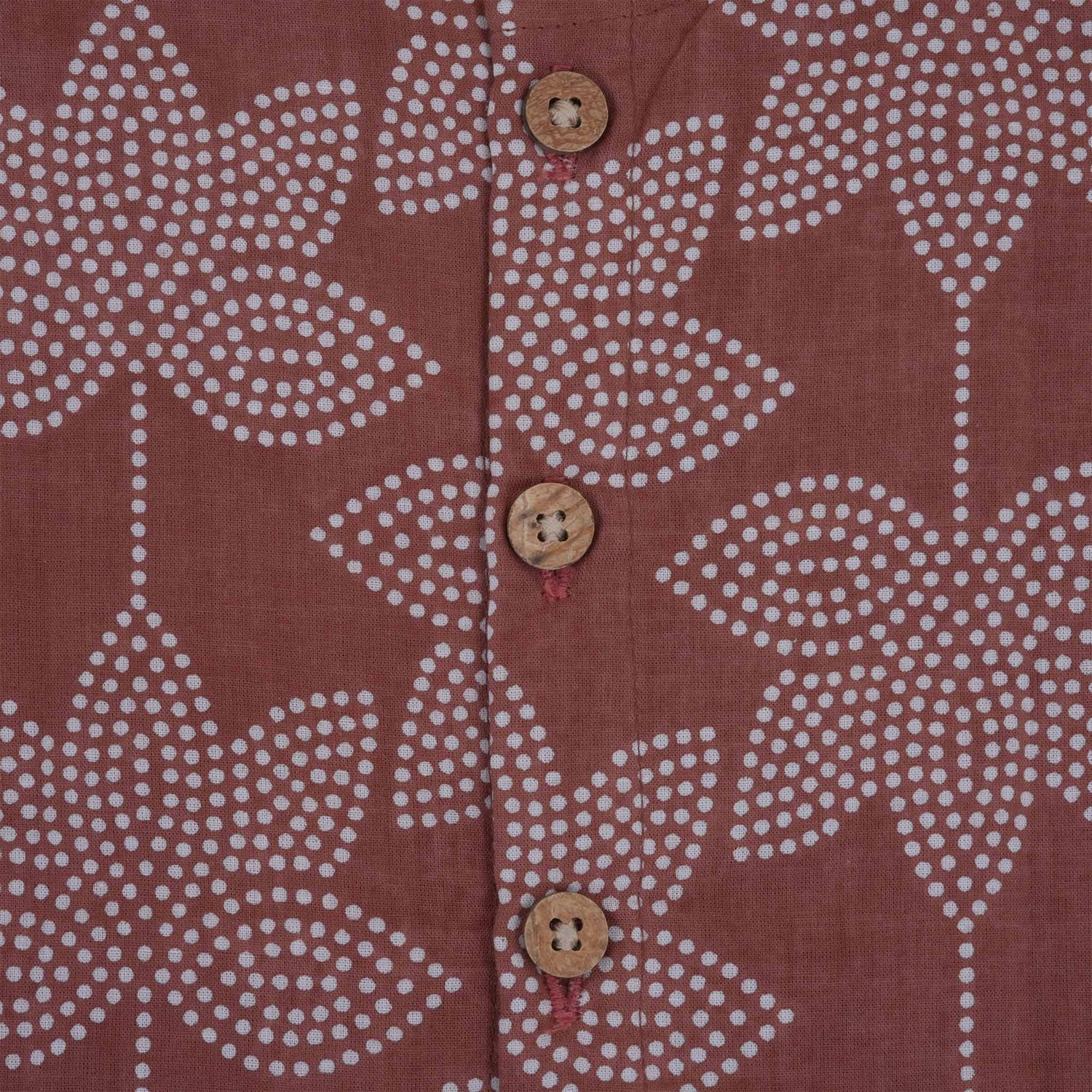 Chic Dotted Floral Girls Co-ord Set in Silk – Top & Pant